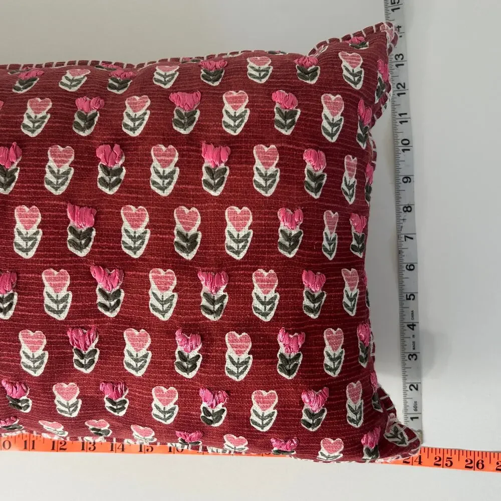 Love & Cupcakes LOVE Pillow Set 2 Valentine’s Decor